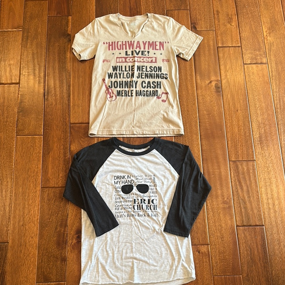 Graphic Concert T-Shirts Eric Church Highway Men